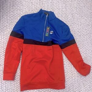 hayley elsaesser tracksuit jacket xs blue orange